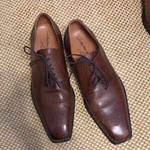 Vero Cuoio Chestnut Brown Leather Derbys